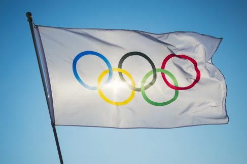 Olympische Flagge - olympischer Gedanke