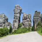Externsteine, 2015 (von Südwesten) - Teutoburger Wald, Horn-Bad Meinberg