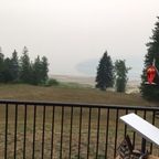 Smoke am Arrow Lake